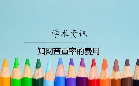 学术查重率的费用