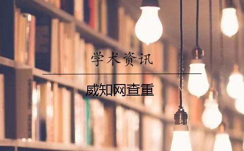 威学术查重