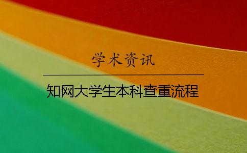 学术大学生本科查重流程